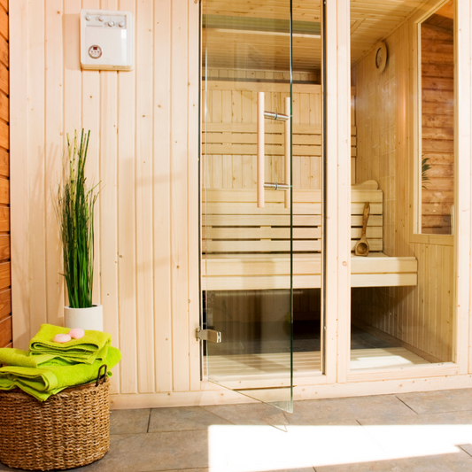 Private Sauna fits 2-3 people