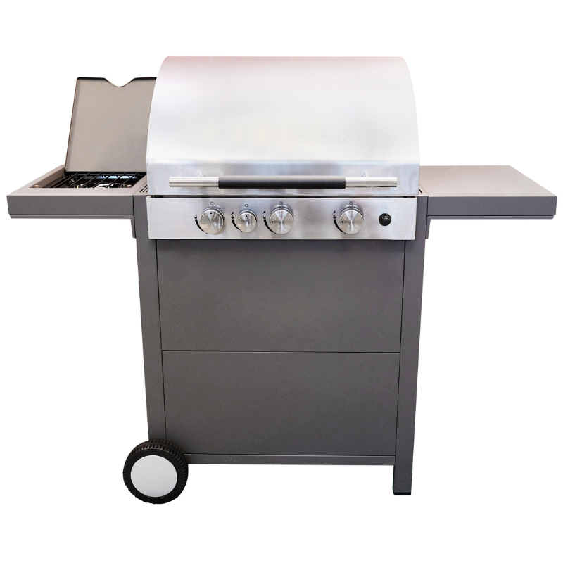 Propane Grill with single side burner