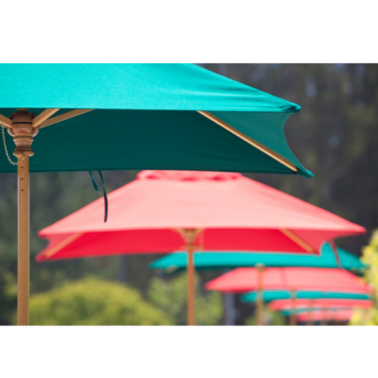 Extra Large Square Umbrella - Resort Pool